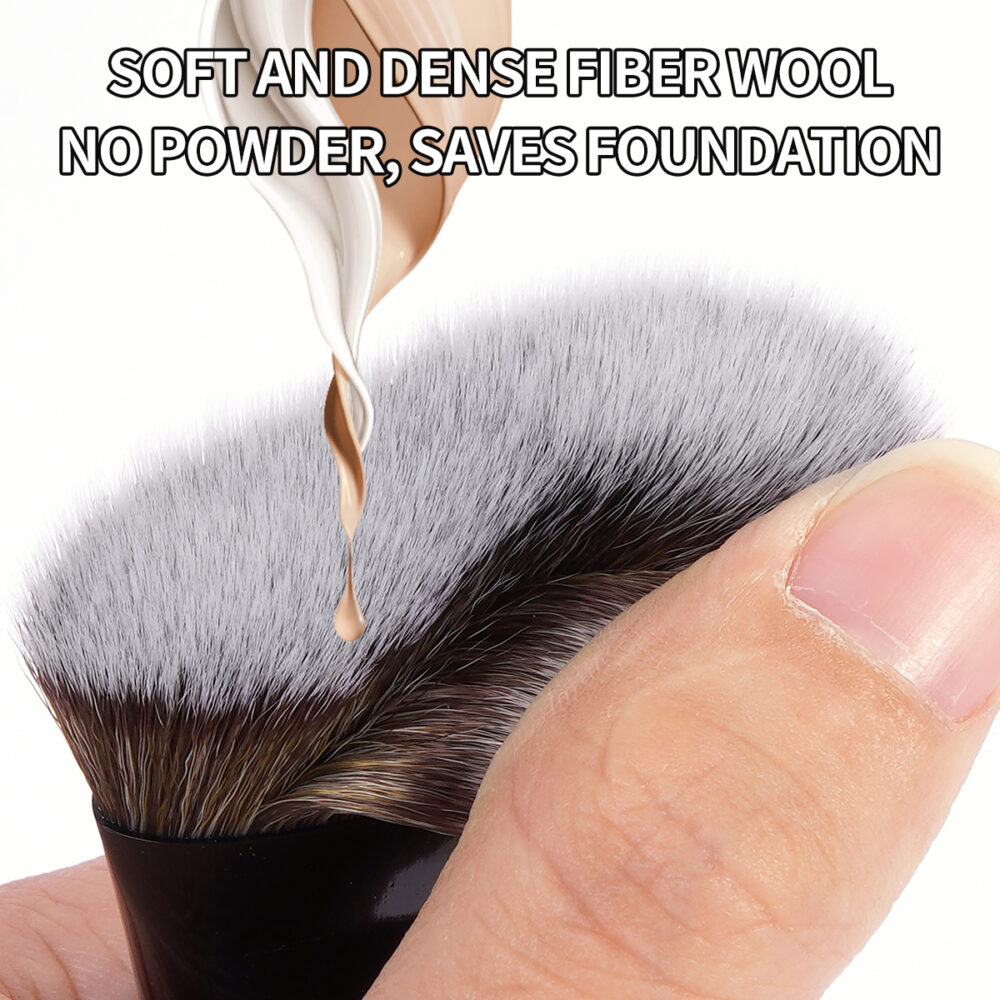 2 pcs angled head foundation makeup brushes set - Image 4