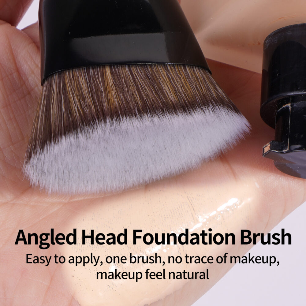 2 pcs angled head foundation makeup brushes set - Image 2