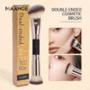 Double-ended angled flat brush with box