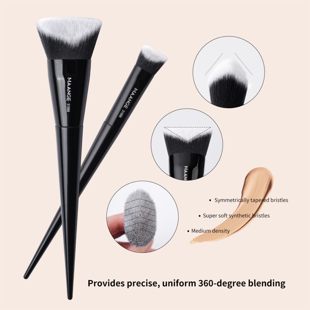 2 pcs double-sided bevel concealer brush set - Image 3