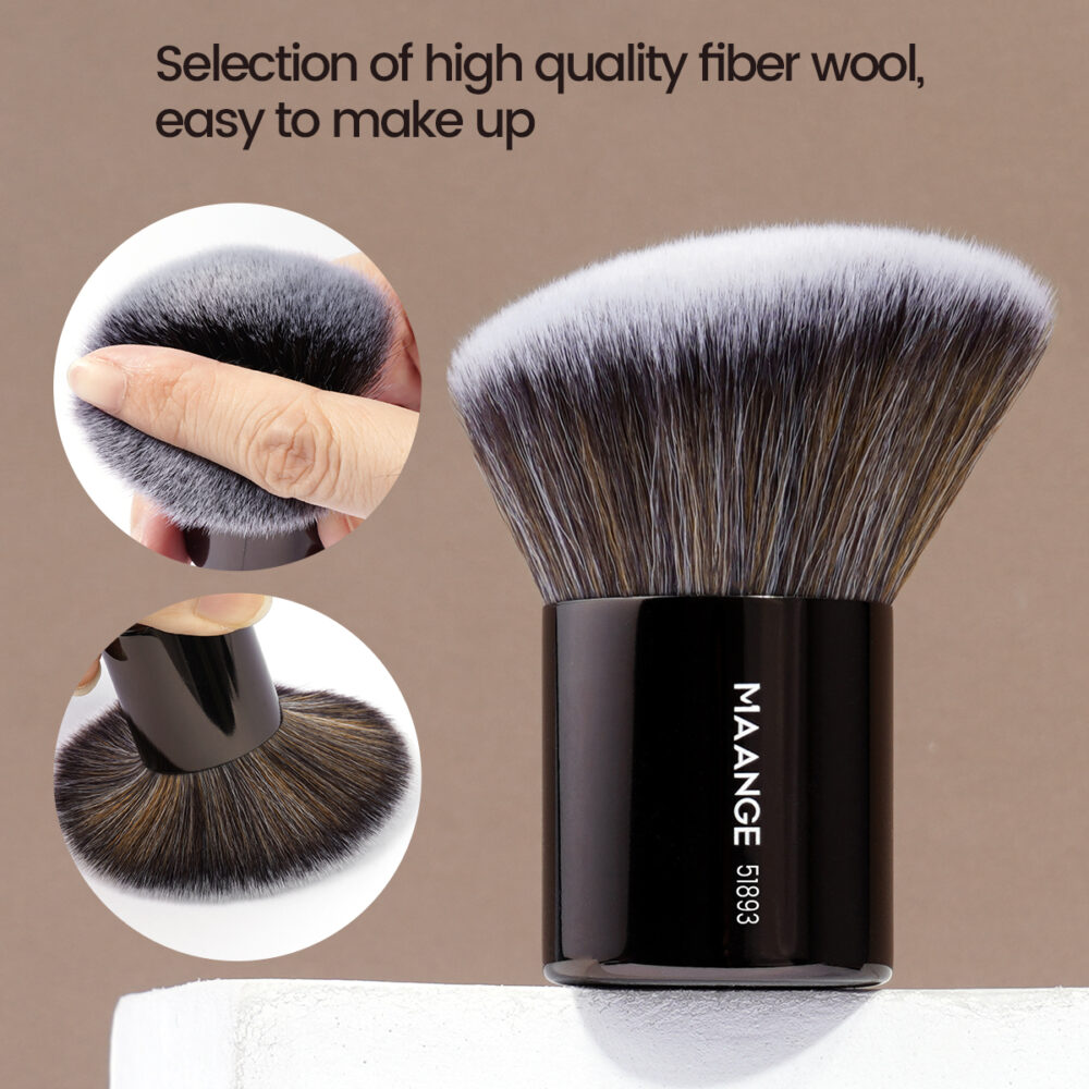 Slanted head short handle makeup brush - Image 2