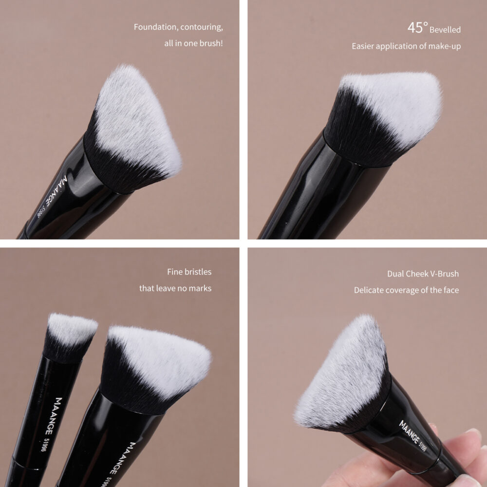 2 pcs double-sided bevel concealer brush set - Image 8