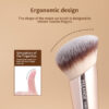 Single oblique tube foundation makeup brush with box - Image 4