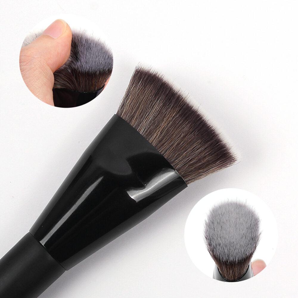 2 pcs makeup brush set with individual paper box - Image 2