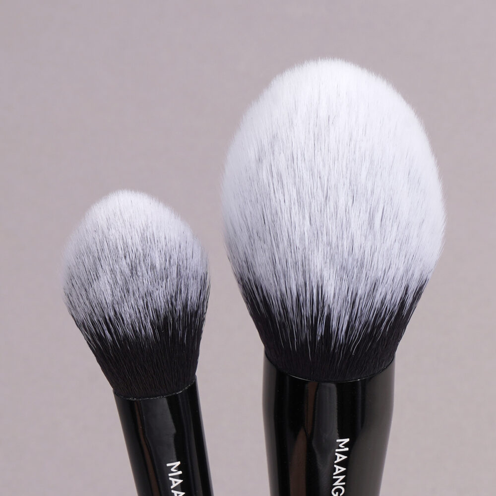 2 pcs conical plastic handle makeup brush set - Image 6