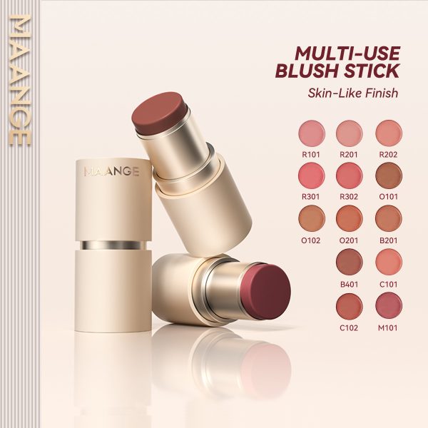 MAANGE Multi-Blush & Lip Stick Smooth Blendable Formula Natural Finish & High Pigment