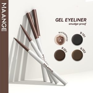 MAANGE Long-Lasting Gel Eyeliner Highly Pigmented Smudge-Resistant Multi-Purpose Application - 图片 2
