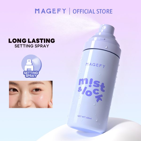 MAGEFY Makeup Setting Spray,Long-Lasting Hydrating & Oil-Control Smudge-Proof & Portable 60ml