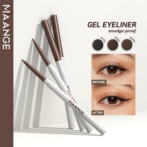 MAANGE Long-Lasting Gel Eyeliner Highly Pigmented Smudge-Resistant Multi-Purpose Application