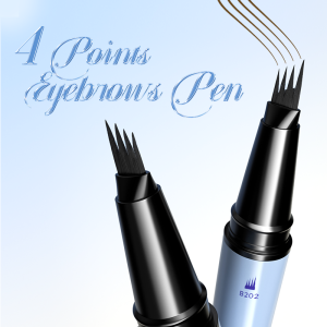 MAGEFY Waterproof & Smudge-Proof 4-Prong Liquid Brow Pen Smooth Application Long-Lasting Color
