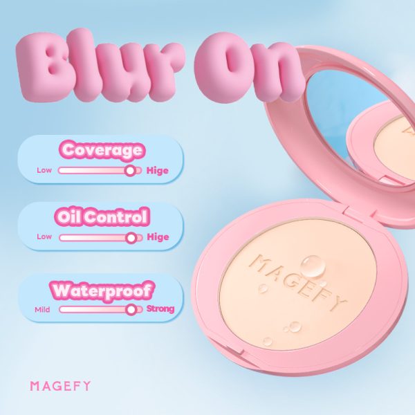 MAGEFY Face Powder Oil-Control & Matte Finish Long-Lasting Flawless Wear Includes Puff