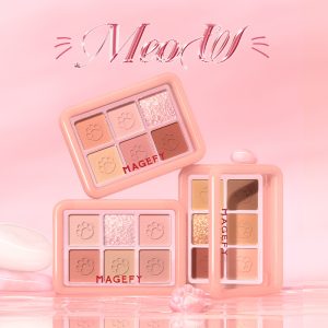 MAGEFY Face Palette Silky Blendable Powder Long-Lasting Pigment All-in-One Compact for Travel - 图片 2