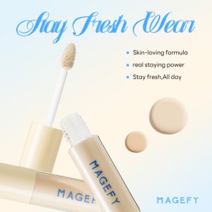 MAGEFY High-Coverage Concealer Hydrating & Long-Wearing Natural Finish & Transfer-Resistant - 图片 2
