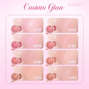 MAGEFY Highly-Pigmented Blush Natural & Long-Lasting Finish Soft Powder with Natural Organic Colorants - 图片 6