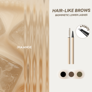 MAANGE 4-Prong Liquid Brow Pen Long-Lasting Color-Locking Waterproof - 图片 6
