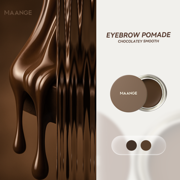 MAANGE Smudge-Proof Gel Brow Gel & Eyeliner Highly Pigmented Long-Lasting  Multi-Use