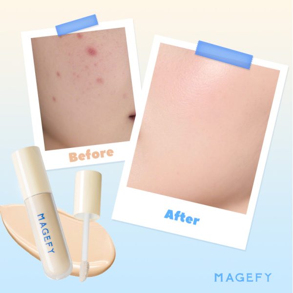 MAGEFY High-Coverage Concealer Hydrating & Long-Wearing Natural Finish & Transfer-Resistant
