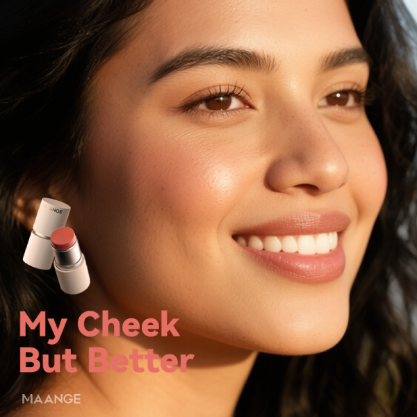 MAANGE Multi-Blush & Lip Stick Smooth Blendable Formula Natural Finish & High Pigment