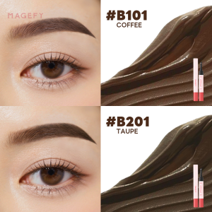 MAGEFY Cream Brow Pomade 2-in-1 Formula Fade, Water & Sweat Resistant Smudge & Clump Free - 图片 3