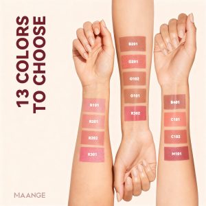 MAANGE Multi-Blush & Lip Stick Smooth Blendable Formula Natural Finish & High Pigment - 图片 4