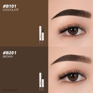 MAANGE Cream 2-in-1 Brow Pomade Natural & Long-Lasting Finish Smooth Waterproof & Sweat-Resistant Smudge-Proof & Clump-Free - 图片 4
