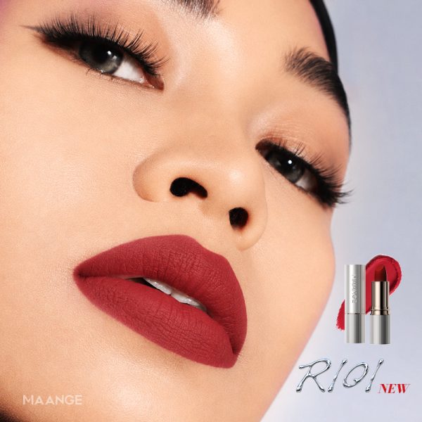 MAANGE Transfer-Proof Matte Lipstick Waterproof Fade-Resistant & Non-Drying High-Pigment & Lightweight