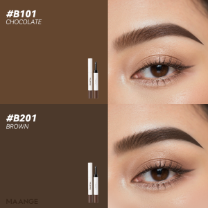MAANGE Cream 2-in-1 Brow Pomade Natural & Long-Lasting Finish Smooth Waterproof & Sweat-Resistant Smudge-Proof & Clump-Free - 图片 3