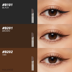 MAANGE Long-Lasting Gel Eyeliner Highly Pigmented Smudge-Resistant Multi-Purpose Application - 图片 3