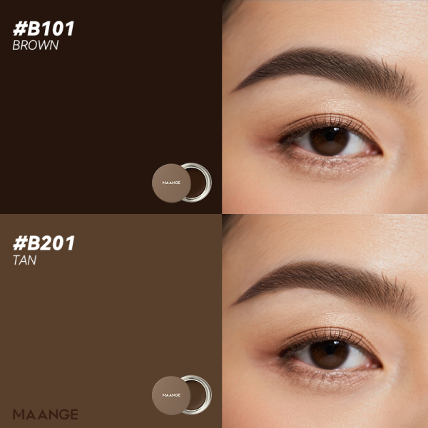 MAANGE Smudge-Proof Gel Brow Gel & Eyeliner Highly Pigmented Long-Lasting  Multi-Use
