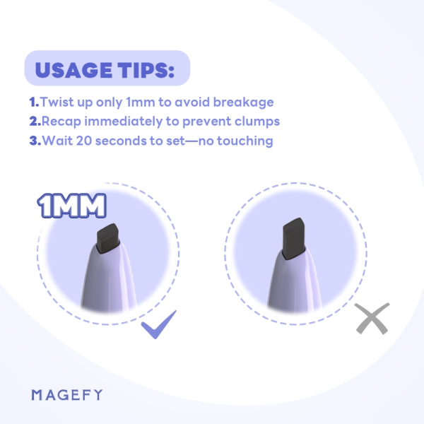 MAGEFY Waterproof & Smudge-Proof Ultra-Fine Gel Eyeliner Pen Soft & Long-Lasting