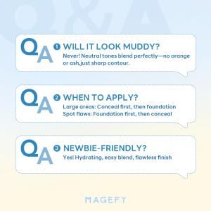 MAGEFY Bronzing Powder Silky Smooth & Natural Matte Long-Lasting & Blendable Soft High-Pigment Formula - 图片 5