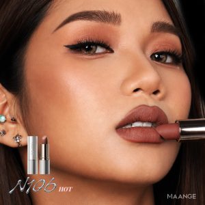MAANGE Transfer-Proof Matte Lipstick Waterproof Fade-Resistant & Non-Drying High-Pigment & Lightweight - 图片 6