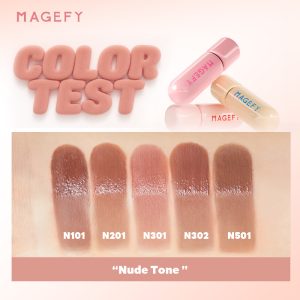 MAGEFY Velvet Lip Mousse Creamy-Matte & Velvet Finish Breathable High-Pigment & Non-Drying - 图片 2