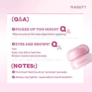 MAGEFY Waterproof & Smudge-Proof Gel Brow Gel Highly Pigmented Long-Lasting & Multi-Purpose - 图片 5