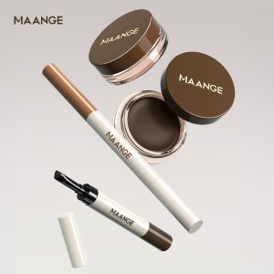 MAANGE Smudge-Proof Gel Brow Gel & Eyeliner Highly Pigmented Long-Lasting  Multi-Use - 图片 6