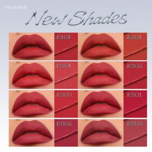 MAANGE Transfer-Proof Matte Lipstick Waterproof Fade-Resistant & Non-Drying High-Pigment & Lightweight - 图片 7