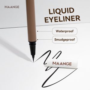 MAANGE Ultra-Fine Waterproof Eyeliner (Black) Even Application Long-Lasting & Natural Look - 图片 5