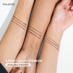 MAANGE 4-Prong Liquid Brow Pen Long-Lasting Color-Locking Waterproof - 图片 4