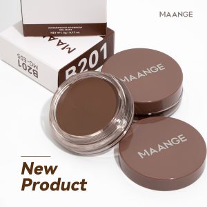 MAANGE Smudge-Proof Gel Brow Gel & Eyeliner Highly Pigmented Long-Lasting  Multi-Use - 图片 2