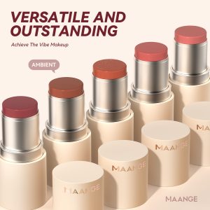 MAANGE Multi-Blush & Lip Stick Smooth Blendable Formula Natural Finish & High Pigment - 图片 10