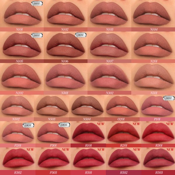 MAANGE Transfer-Proof Matte Lipstick Waterproof Fade-Resistant & Non-Drying High-Pigment & Lightweight