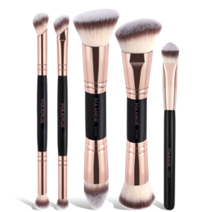 5PCS Dual-head makeup brushes multi-functional facial makeup customization odm Facial makeup brush set - 图片 3
