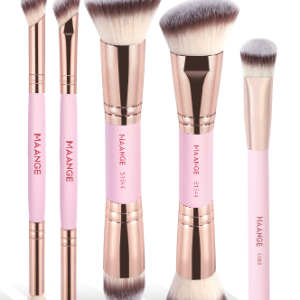 5PCS Dual-head makeup brushes multi-functional facial makeup customization odm Facial makeup brush set - 图片 6