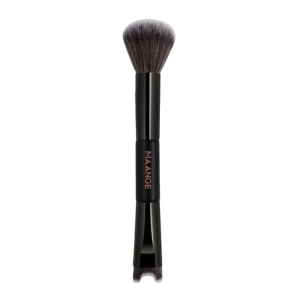 Multi-Functional Vegan Synthetic Hair Makeup Brush Double-Ended Nose Contour  Single Blush Application on Face makeup brush