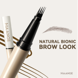 MAANGE 4-Prong Liquid Brow Pen Long-Lasting Color-Locking Waterproof - 图片 2