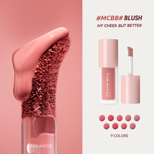 MAANGE Velvet Liquid Blush Long-Lasting & Waterproof Natural Flush & Hydrating