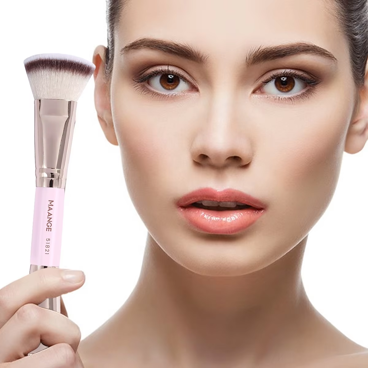 MAANGE Single Double-Ended Makeup Brush - 图片 5