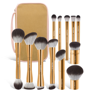 Double-ended Makeup Brushes Set Professional 12PCS Foundation Powder Blending Makeup Brushes Set - 图片 2