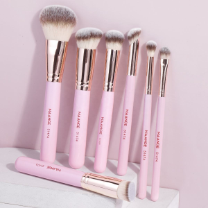 Drop Shipping Product Best Premium Luxury Makeup Brush Set Professional Vegan 7 Pcs Makeup Brush Set - 图片 2