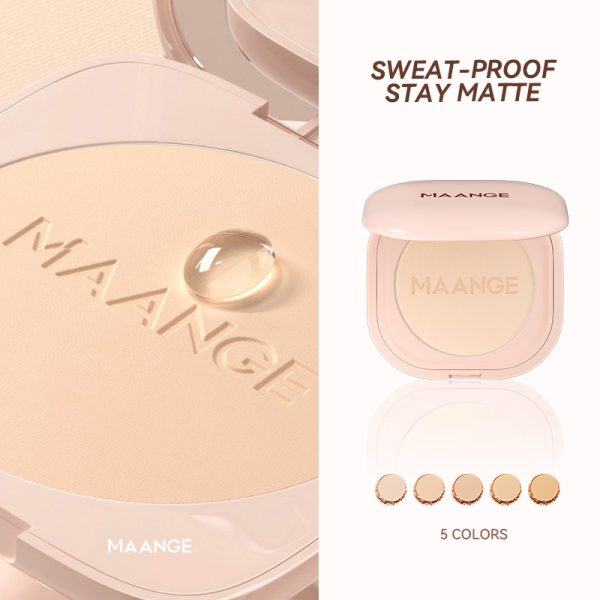 Maange Face Pressed Powder Natural Wholesale Blur Matte Powder Foundation Powder Foundation